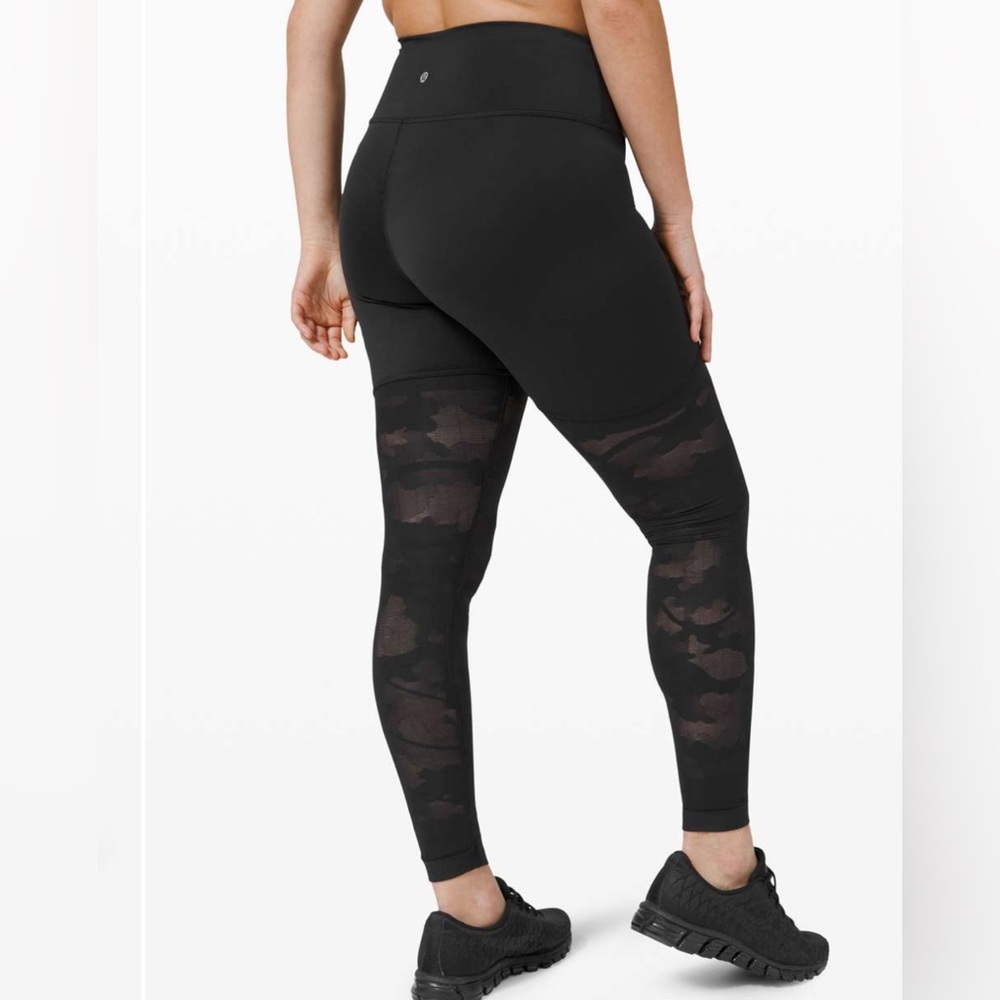 Lululemon Sheer Will High-Rise Tight‎ 28" *Camo
Black Size 8 - Picture 3 of 13